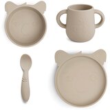 Nuuro Set za jelo Lykke Koala, Silikonski, Cobblestone Cene