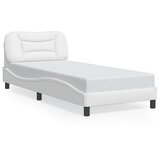  Okvir za krevet bez madraca Hvar bijeli 90x190 cm od umjetne kože | shoptok.hr