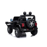  Licencirani auto na akumulator Jeep Rubicon 4x4 - crni | shoptok.hr