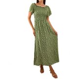 Gemre Green maxi dress in small flowers Hajden | shoptok.hr