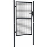  Vrtna vrata od mrežastog čelika 100x150 cm, siva | shoptok.hr