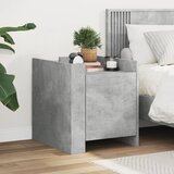  The Living Store Nočna omarica betonsko siva 45x50x50 cm inženirski les - Nočna Omarica, (21497516) | Shoptok.si
