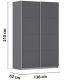 home24 OMARA Z DRSNIMI VRATI, siva | Shoptok.si