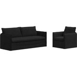 SOFA 180cm 2 pcs Crna Metal | shoptok.hr