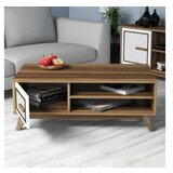 Hanah home Sto za kafu Ayla Walnut White | ePonuda.com