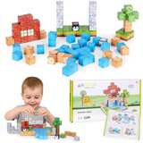  Set magnetskih građevnih kocki za djecu – 87 komada (kocke) | shoptok.hr