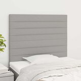  Uzglavlja 2 kom svjetlosiva 80x5x78/88 cm od tkanine | shoptok.hr