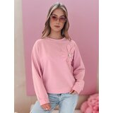 DStreet Bluza damska one size oversize FLORINE różowa | shoptok.hr