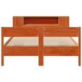  Krevet s regalom za knjige bez madraca 150x200 cm od borovine | shoptok.hr