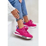 Boto Suede Women Sneakers On Platform With Thick Lacing Fuchsia Artiker | Shoptok.si