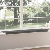  Jastučić za klupu 4 kom. Kord Tamnosiva Dubina 35 cm | shoptok.hr