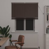  Venecijanska roleta Tamno smeđa s uzorkom 150 x 110 cm PVC | shoptok.hr