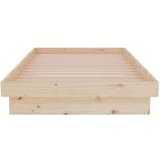  Okvir za krevet od masivnog drva 90 x 190 cm jednokrevetni | shoptok.hr