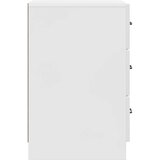  Noćni ormar s ladicama Bijela visokog sjaja 43 x 41 x 63,5 cm | Eponuda.com