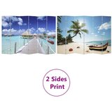  Sklopiva sobna pregrada s uzorkom plaže 217 x 170 cm | Eponuda.ba