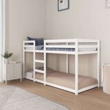  Dnevna postelja bela 80x200 cm trdna borovina, (20724322) | Shoptok.si