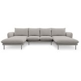 Cosmopolitan Design svijetlosiva sofa u obliku slova U Beč Cijene