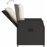  9-dijelni vrtni blagovaonski set s jastucima crni od poliratana | shoptok.hr