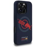 Red Bull iPhone 16 Pro ovitek, združljiv z MagSafe (Silicon ORBR20 Logo Red Lining), temno moder | Shoptok.si