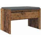  Klupa za hodnik s jastukom Staro drvo 63 x 38 x 40 cm | Eponuda.ba