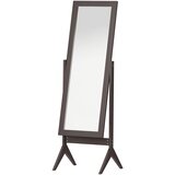 HOMCOM stoječe ogledalo MDF, steklo Š47 x G46 x V148 cm kava, (5000242279) | Shoptok.si