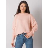 RUE PARIS Sweater-LC-SW-1002.05-light pink | Shoptok.si