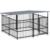 kavez za pse s krovom čelični 3,75 m² | Eponuda.com