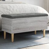  The Living Store Klop za shranjevanje siva sonoma 82x42x46 cm inženirski les - Klop Za Shranjevanje, (21486083) | Shoptok.si