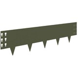  Ograda oko Travnjaka 20 kom. 100 x 25 cm Čelik Maslinastozelena - Maslinastozelena 20 25 cm | shoptok.hr