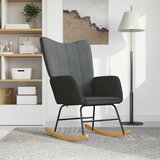 Furnova Gugalni stol temno sivo blago, (21925707) | Shoptok.si