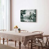  Slika - View of the Park and Lake Retro Vintage Landscape in Greens 60x40 Standard | shoptok.hr