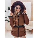 DStreet Kurtka damska LOVELINA brązowa | Shoptok.si