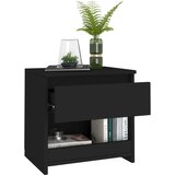 vidaXL Nočna omarica 2 kosa črna 40x30x39 cm iverna plošča | Shoptok.si