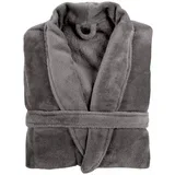 sivi plišani kućni ogrtač Cosy, S/M