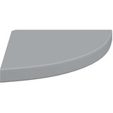  Plutajuće kutne police 4 kom sive 35 x 35 x 3,8 cm MDF | shoptok.hr