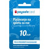  Paysafecard darilna kartica za 10 EUR | Shoptok.si