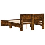  Okvir kreveta s uzglavljem boja hrasta 120x190 cm | Eponuda.com