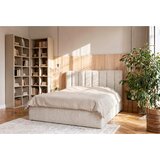 Boxxx OBLAZINJENA POSTELJA 160 cm x 200 cm , tekstil krem barve | Shoptok.si