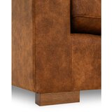 Scandic Konjak smeđa sofa od imitacije kože 225 cm Hamburg – | shoptok.hr