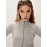 Reserved - Majica s patentnim zatvaračem - light grey | shoptok.hr