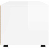 TV ormar Visoki sjaj bijela 100 x 48 x 43 cm Konstruirano drvo | shoptok.hr