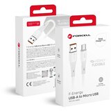 forcell F-ENERGY C341 kabl USB A na Micro USB QC3.0 2,4A 18W silikon 1 m beli | ePonuda.com