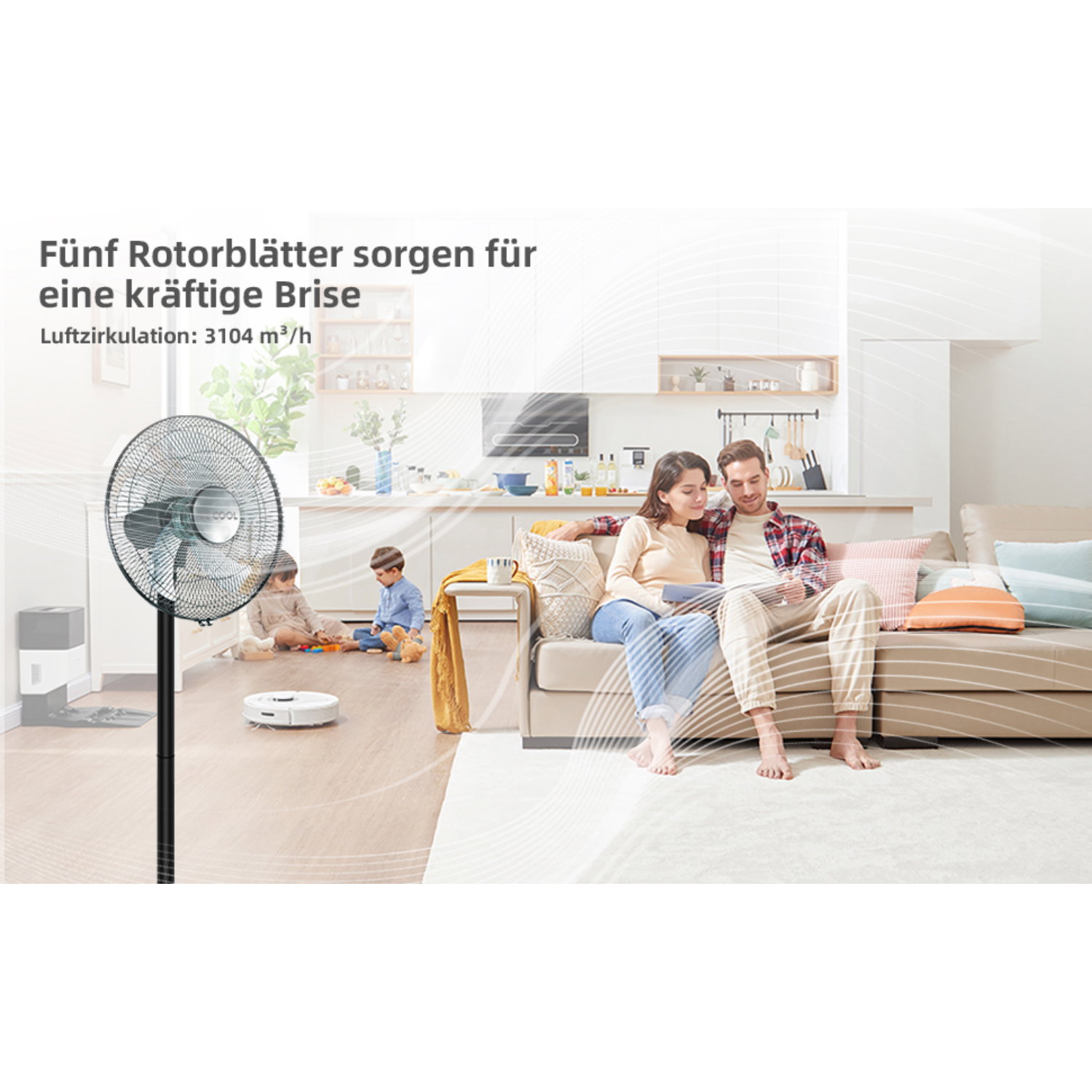 BE COOL ventilator BC40STTI2202 40cm 2 u 1 crni | shoptok.hr