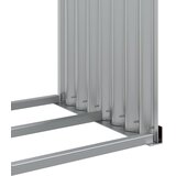  Držač za cjepanice smeđi 120x45x100 cm od pocinčanog čelika | Eponuda.ba