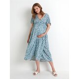 Sinsay - Midi haljina s cvjetnim uzorkom MAMA | shoptok.hr