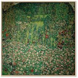  Slika - Gustav Klimt – Gartenlandschaft mit Bergkuppe 60x60 U prirodnom drvenom okviru | shoptok.hr