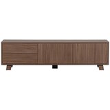 WOOOD TV omarica v orehovem dekorju v naravni barvi 160x42 cm Seppe – Cene