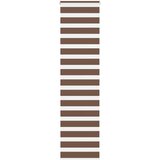 Zebra zavjesa Smeđa 60x200 cm Širina tkanine 55,9 cm Poliester | Shoptok.si