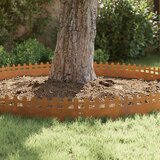  Rubnjaci za travnjak 10 pcs Rđa 103 x 0 05 x 22 cm | shoptok.hr