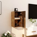 vidaXL Stenska TV omarica 2 kosa dimljeni hrast 30,5x30x30 cm | Shoptok.si